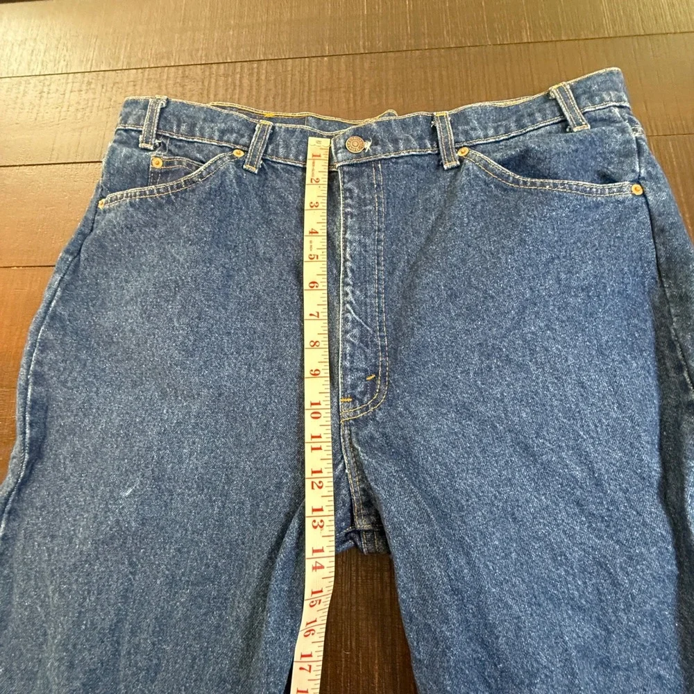 Vintage Levis 517 Orange Tab Jeans Mens 39x26 Blue Denim Made‎ in USA 20517-0217